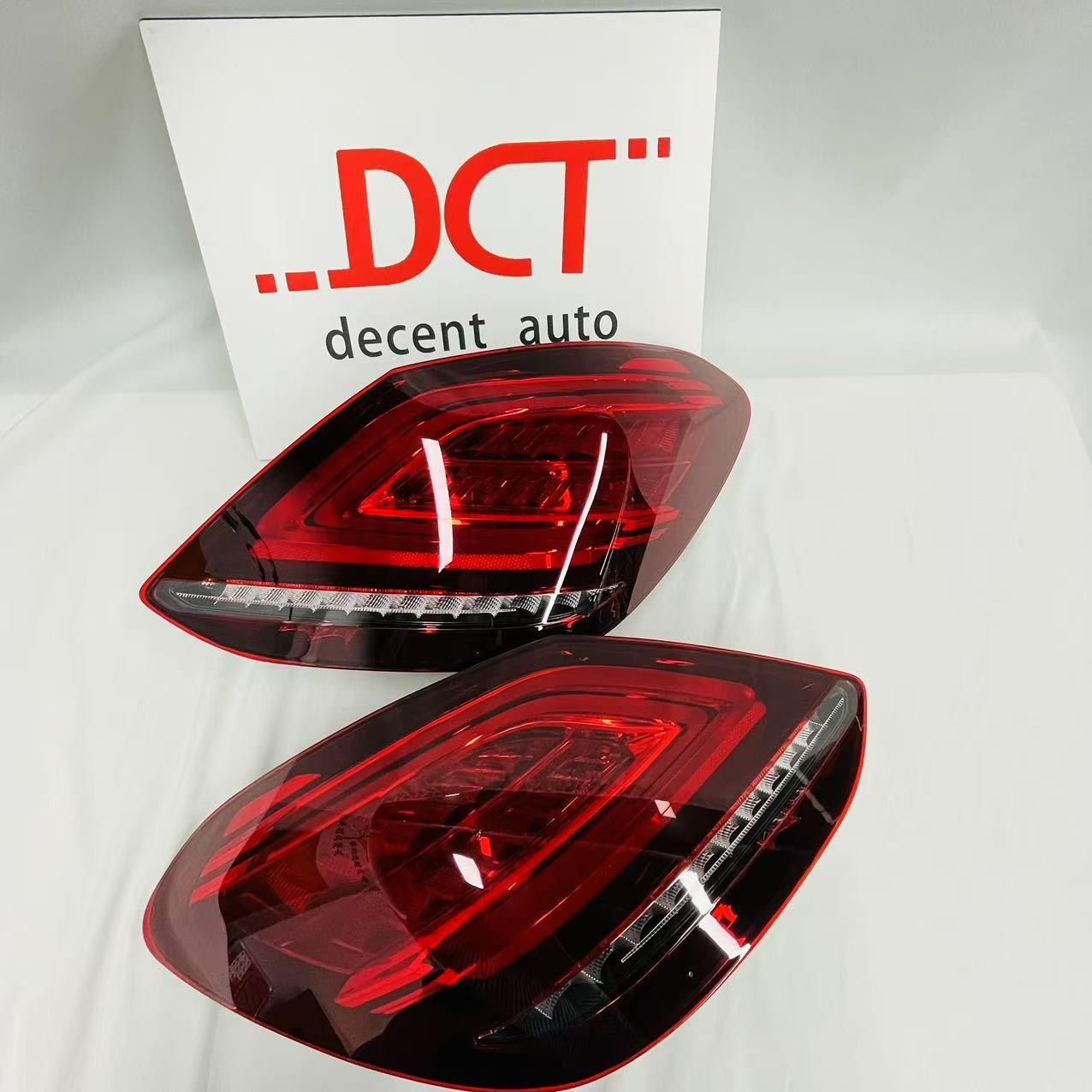 Car Tail Lamp Lights 2PCS for Mercedes Benz C Class W205 Halogen Upgrade LED