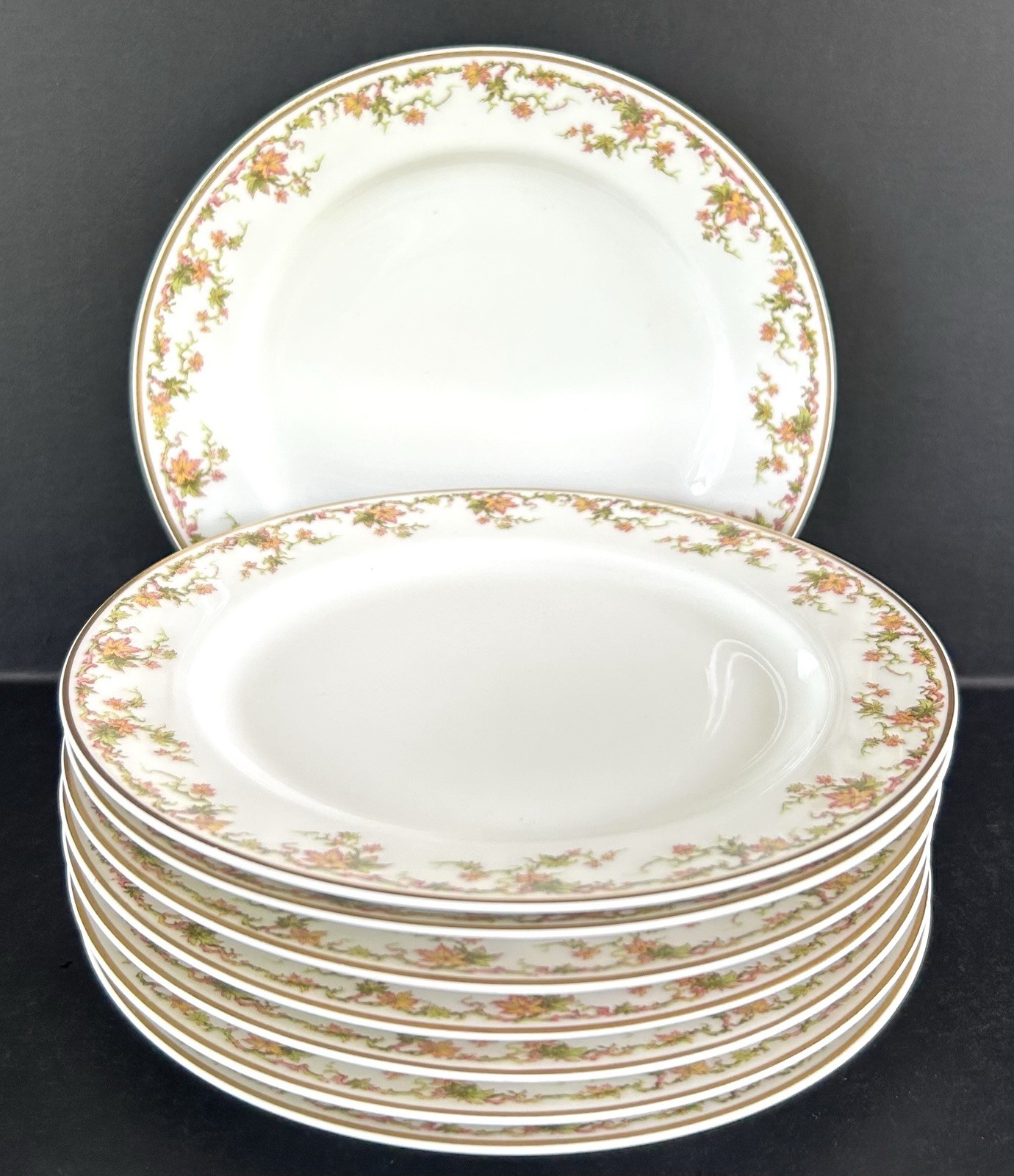 Haviland Limoges Salad Plates 7 1/2\