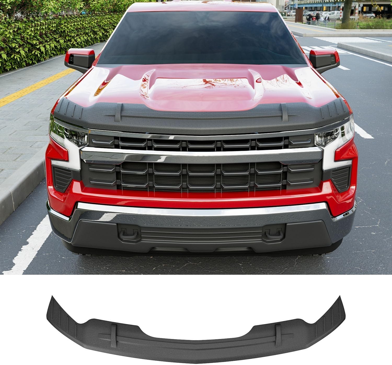 For 2022-2026 Chevy Silverado 1500 LT Hood Protector Shield Hood Deflector For 2022-2026 Chevy Silverado 1500 LT Hood Protector Shield Hood Deflector