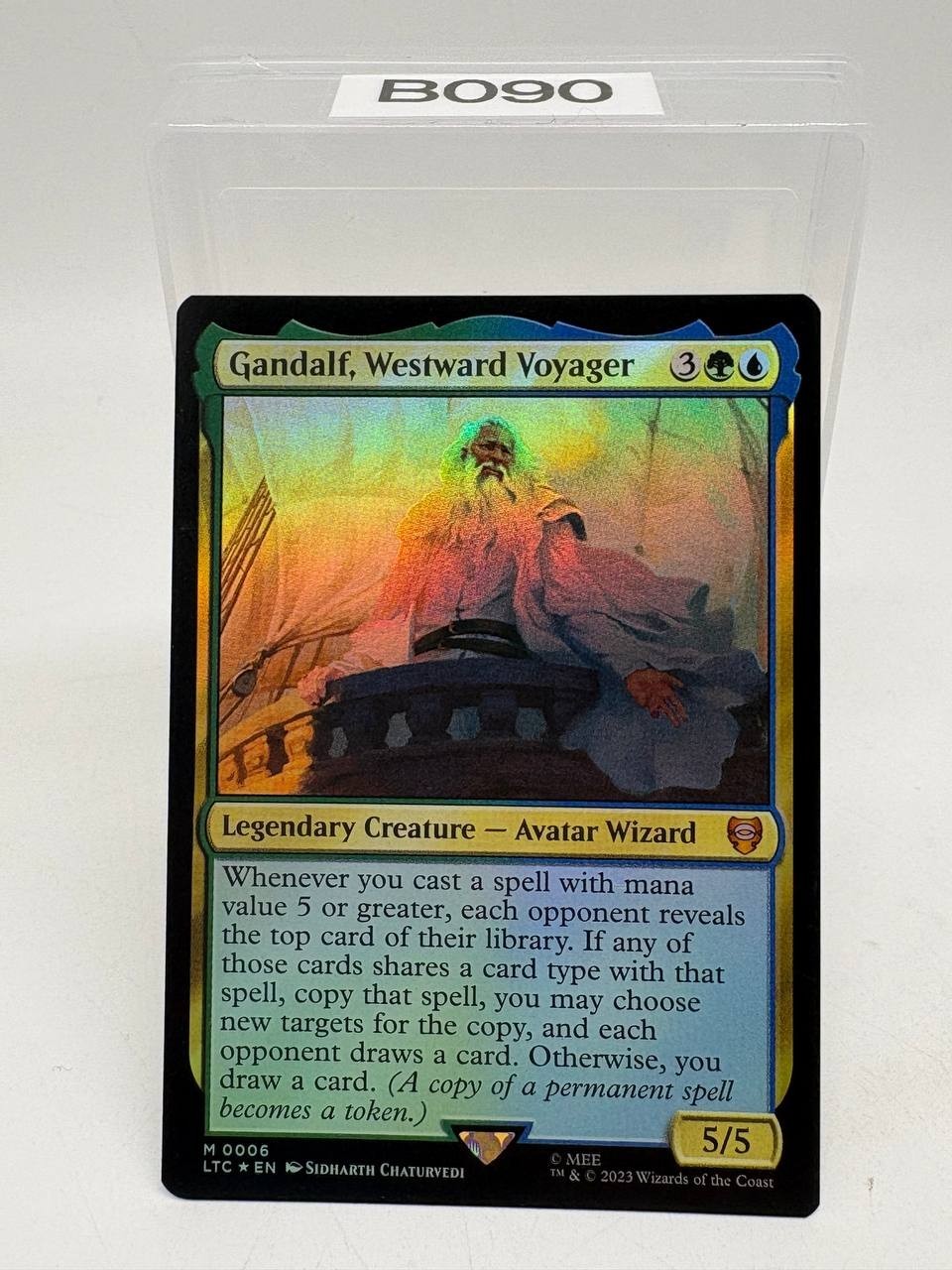 Gandalf, Westwar Voyager 0006 Mythic Foil Lord of the Rings Commander MTG 