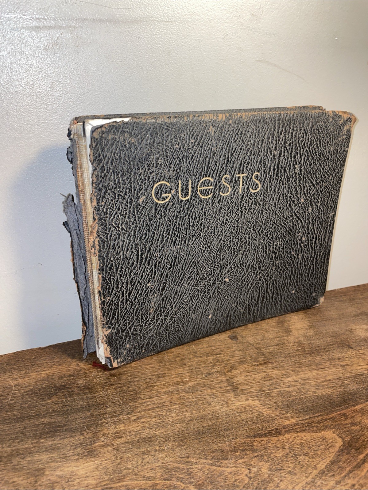 Rare Guest Book Foreign Service Congress WW2 General Visit Barbados Packed