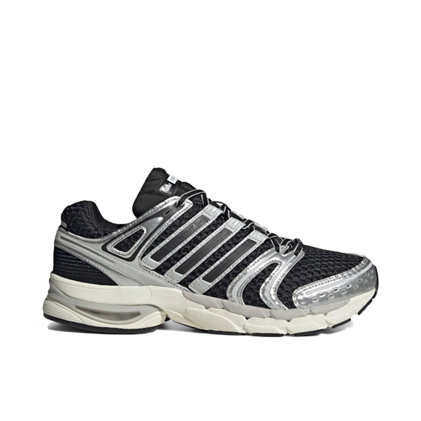 adidas Adistar Control 5 Core Black Silver Metallic Grey Men's Sneakers Shoes