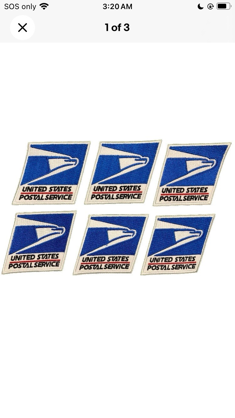 VINTAGE USPS UNITED STATES POSTAL SERVICE ADVERTISING 6 CLOTH PATCH New Lot VINTAGE USPS UNITED STATES POSTAL SERVICE ADVERTISING 6 CLOTH PATCH New Lot