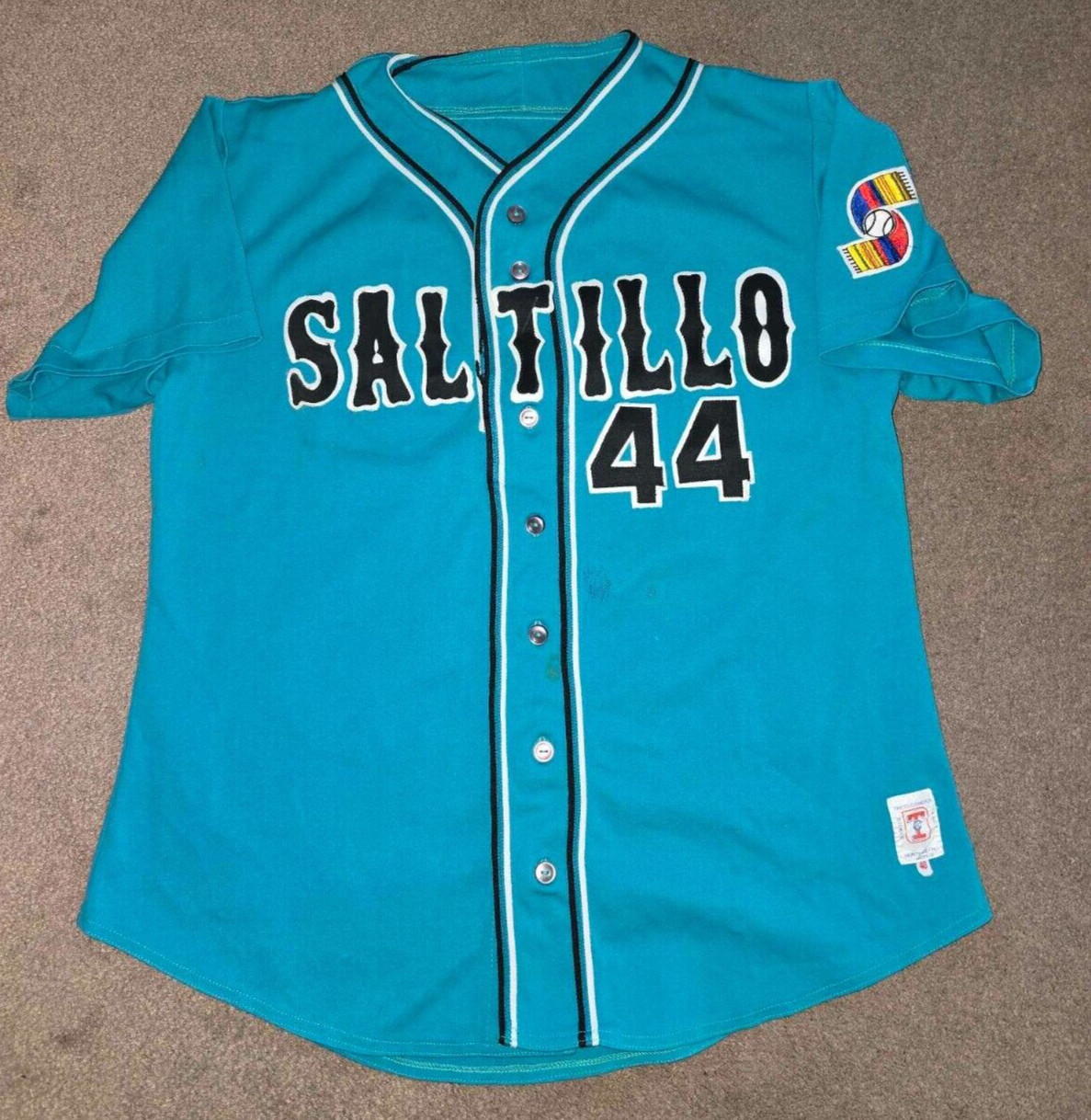 Saraperos de Saltillo Game Worn Used Jersey Mexican League Baseball 1990s