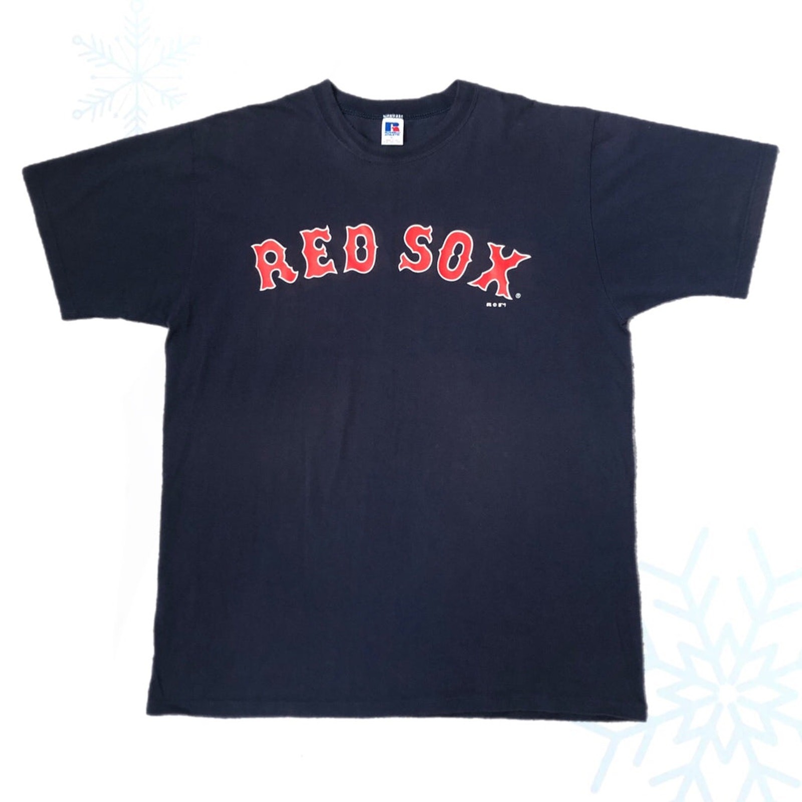 Vintage MLB Boston Red Sox Baseball Russell Athletic T-Shirt XL Navy Vintage MLB Boston Red Sox Baseball Russell Athletic T-Shirt XL Navy