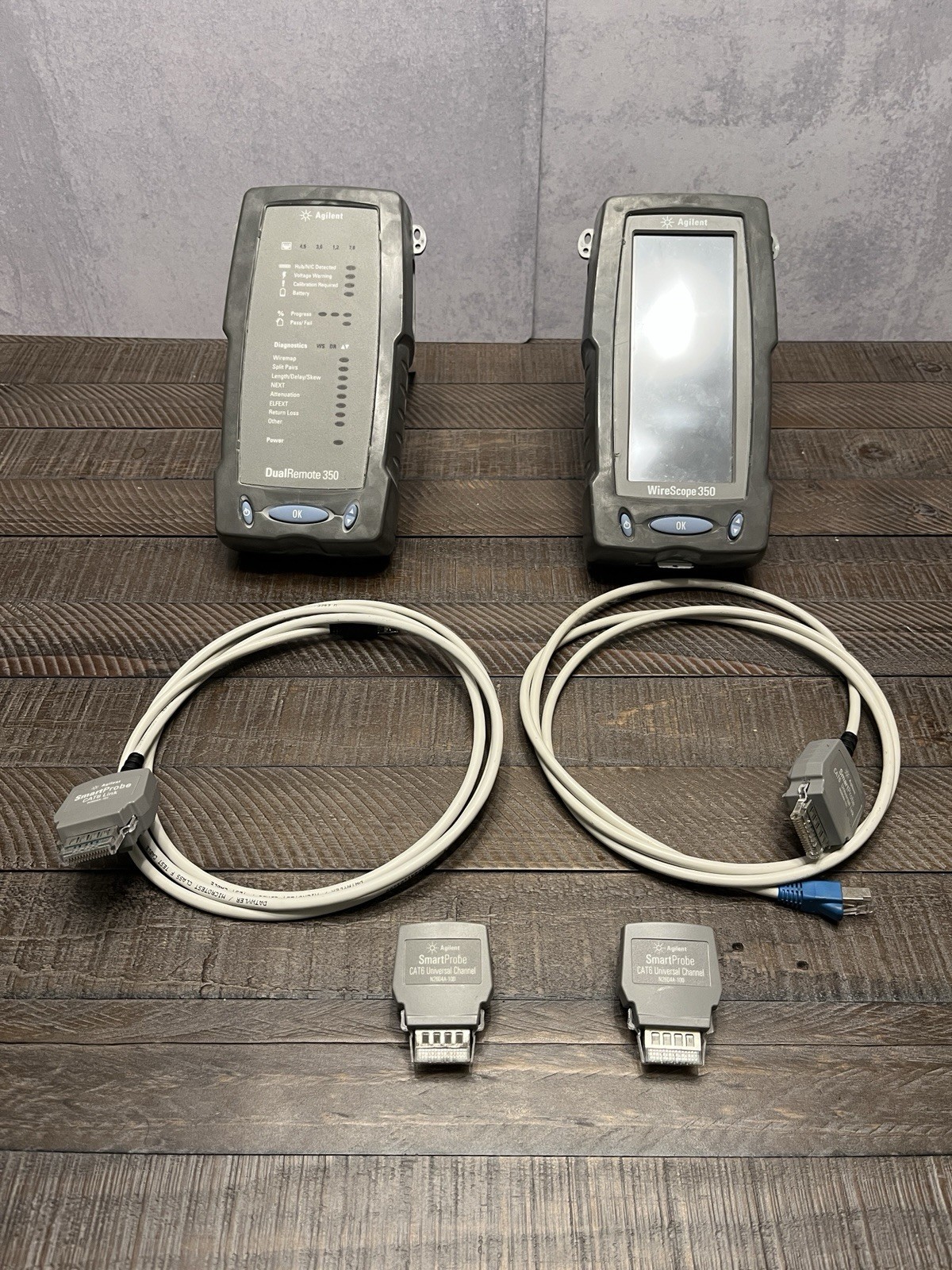 Agilent WireScope 350 Cat5e Cat6 Cable Certifier Free Calibration 1 Yr Warranty