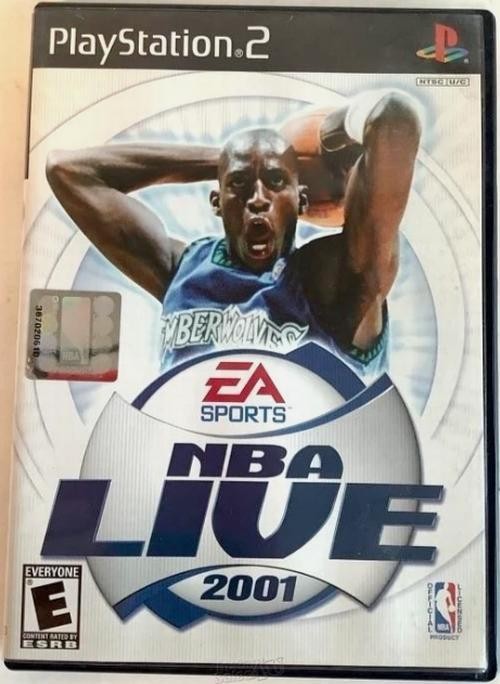PlayStation 2 PS2 NBA LIVE 2001 Basketball EA Sports Game Timberwolves Garnett