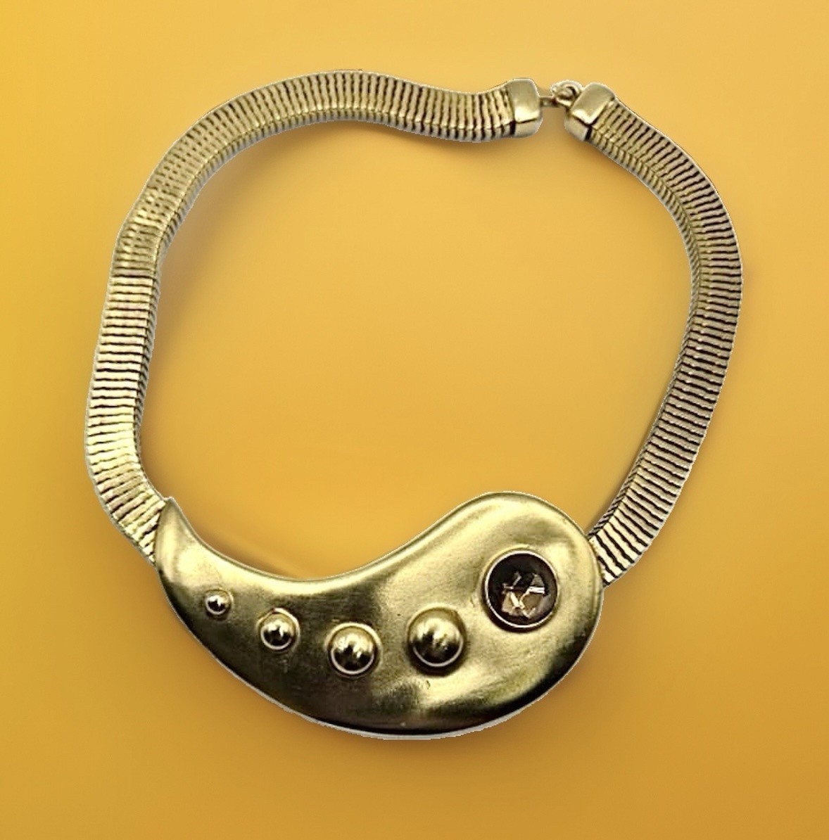 Vintage Ben-Amun Gold Tone Collar Necklace Vintage Ben-Amun Gold Tone Collar Necklace