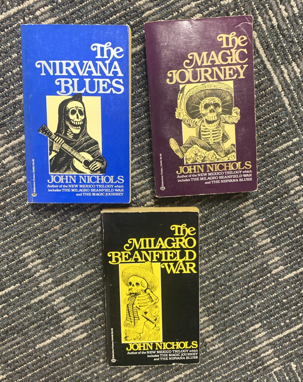 Lot of 3 - John Nichols  - New Mexico Trilogy - Complete 1-3 - Paperbacks 