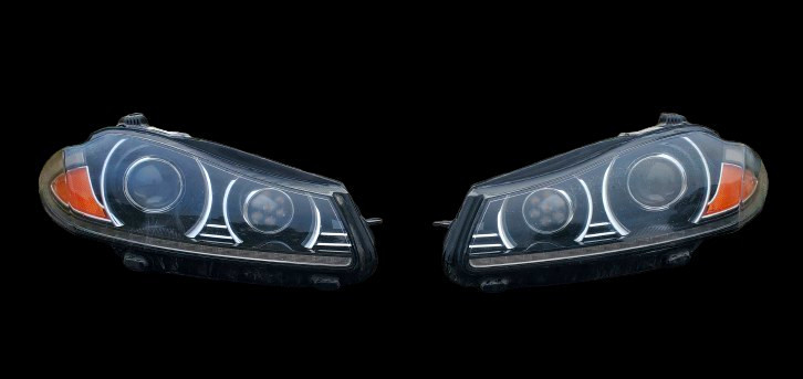 2012-2015 Jaguar XF OEM HID Xenon Headlight Pair Left Right C2Z31446 C2Z31443
