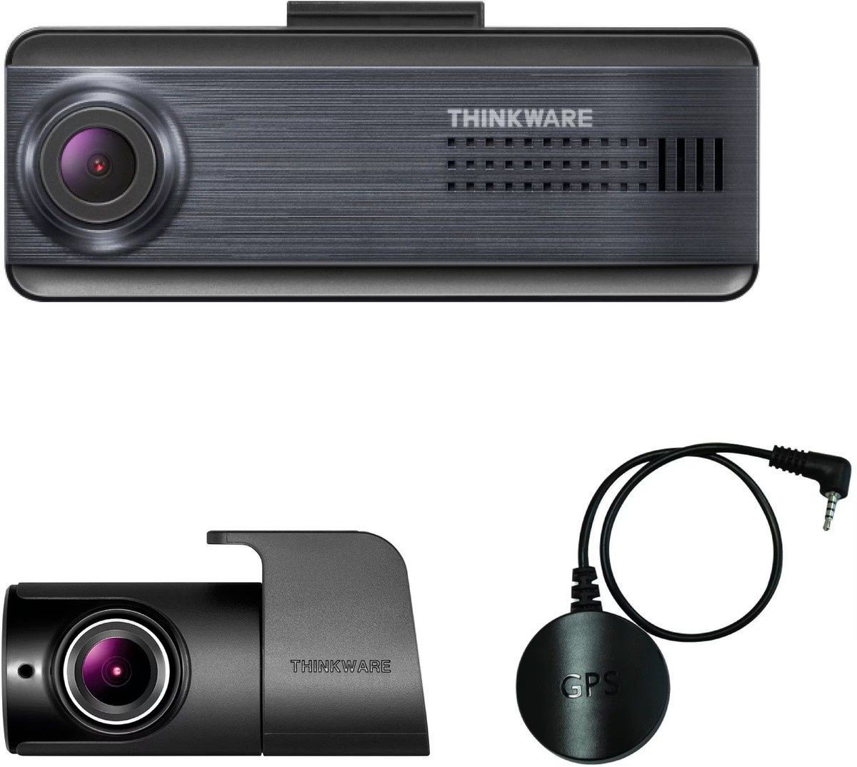 THINKWARE Q200 2K Front & 1080p Rear Dash Cam With GPS And Wi-Fi - Dark Blue