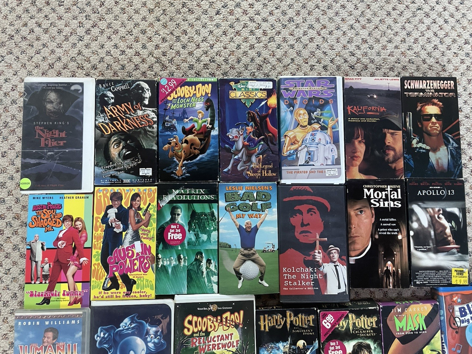 Bundle Deal Vintage VHS Tapes. All tapes in photo Bundle Deal Vintage VHS Tapes. All tapes in photo