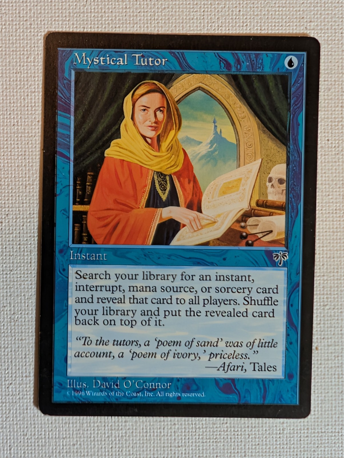 MtG 1x Mystical Tutor / Mirage / Uncommon / LP - MP / English / Magic MtG 1x Mystical Tutor / Mirage / Uncommon / LP - MP / English / Magic