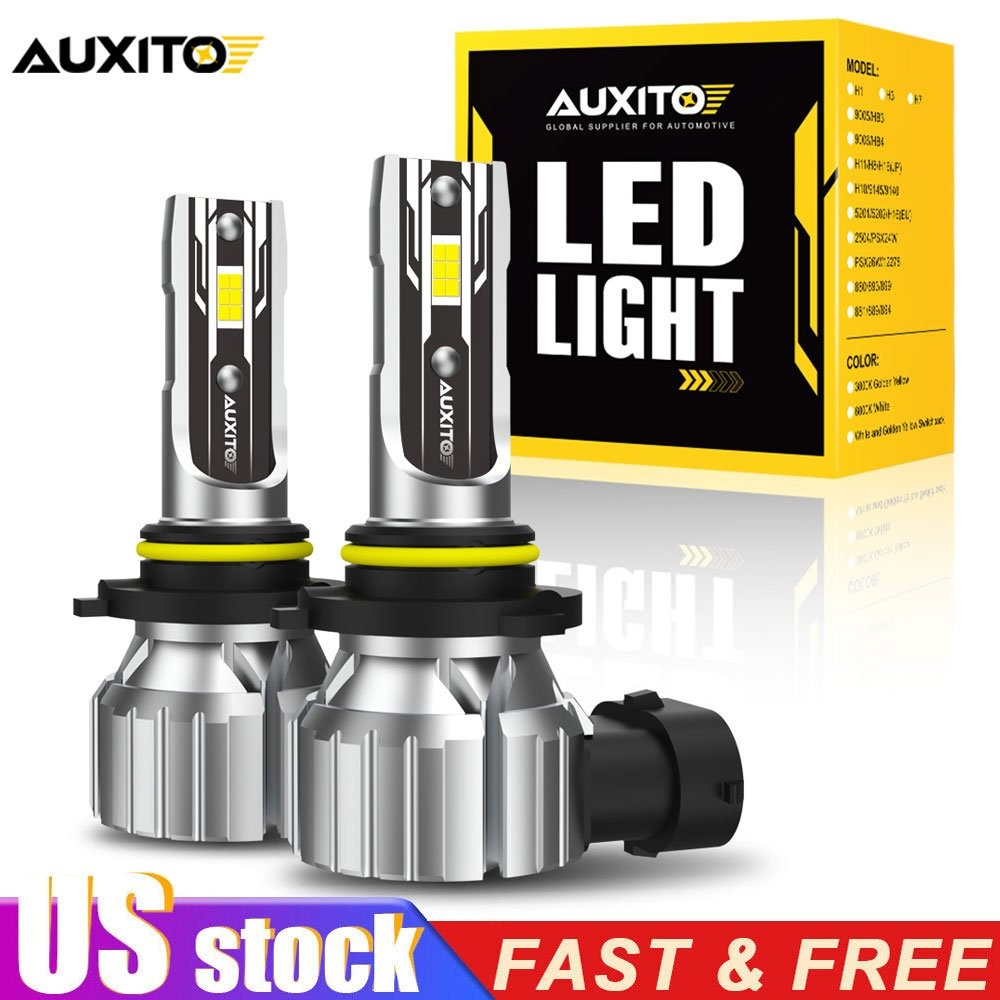 AUXITO 9006 HB4 LED Headlight Kit Low Beam Bulb Super Bright 6500K White 40000LM