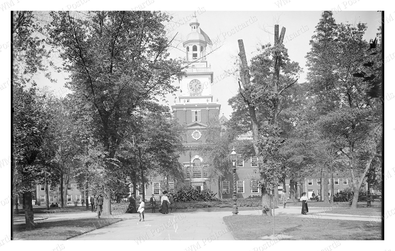 Philadelphia Pennsylvania 1904 Independence Hall Walnut Street Standard Postcard Philadelphia Pennsylvania 1904 Independence Hall Walnut Street Standard Postcard
