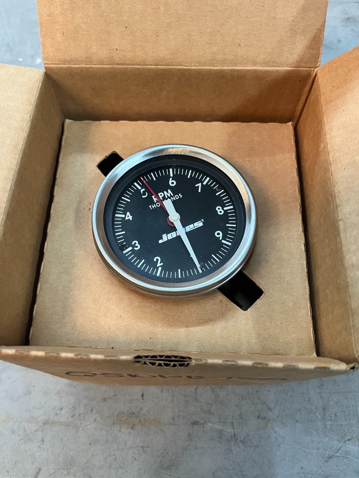 New Jones 5101.B.158  0 9000 rpm  rev counter with tell tale & cable adaptor
