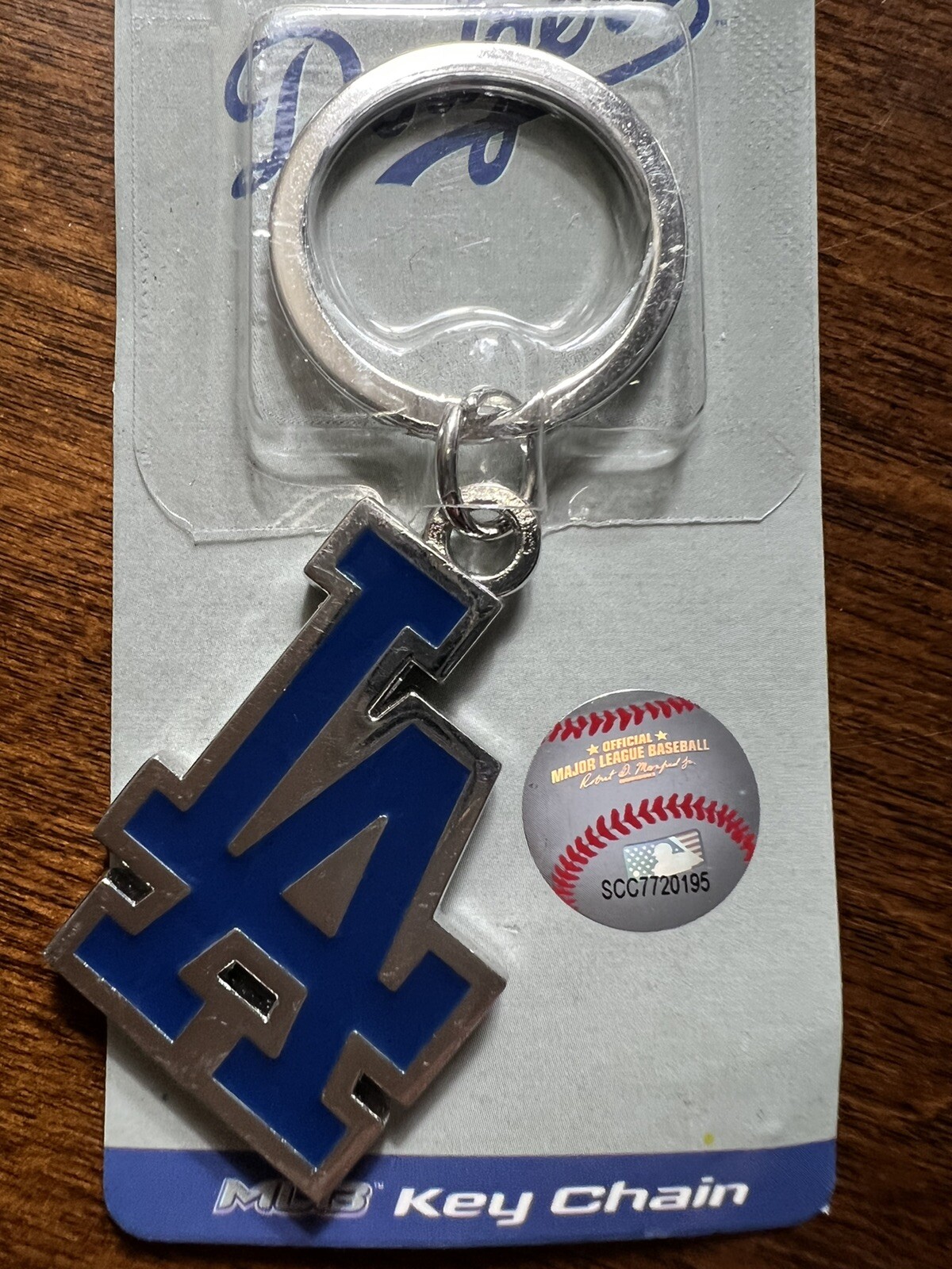 RARE Los Angeles Dodgers Keyring &LA Fob Licensed by FANATIX & FAST 