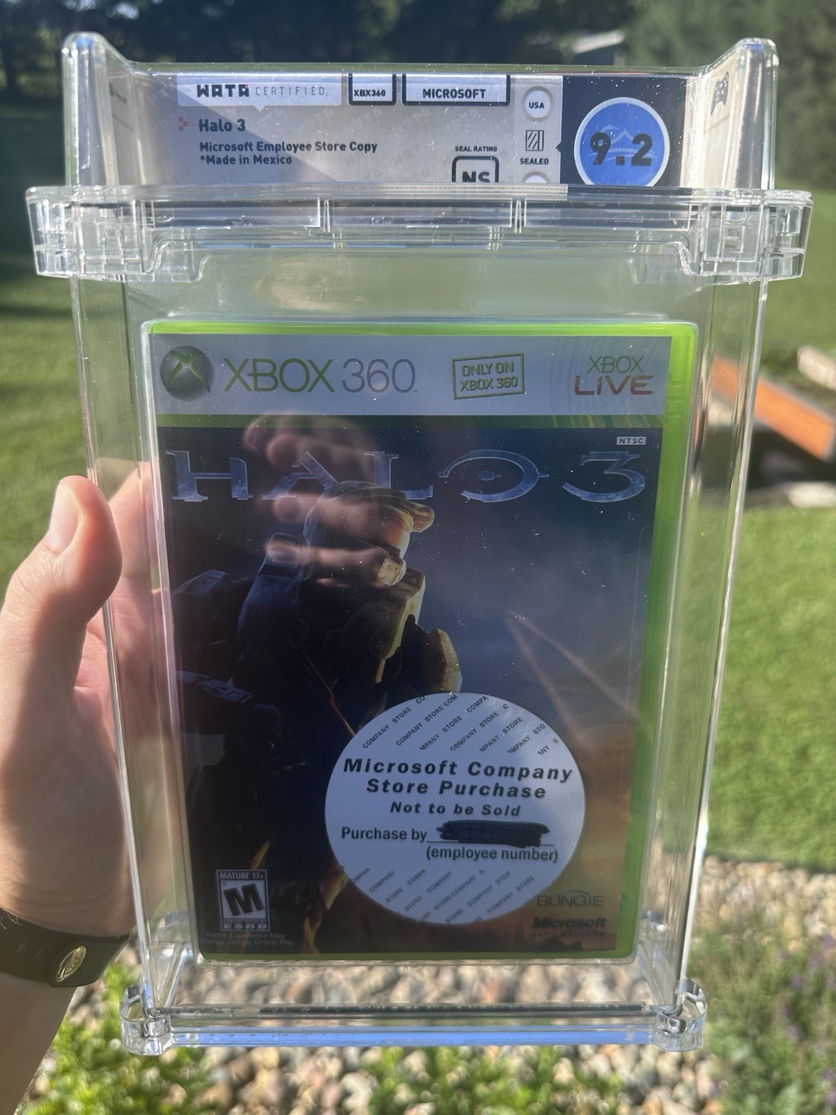 Halo 3 - Xbox 360 Game - Microsoft Company Store Purchase - WATA 9.2 Sealed Halo 3 - Xbox 360 Game - Microsoft Company Store Purchase - WATA 9.2 Sealed