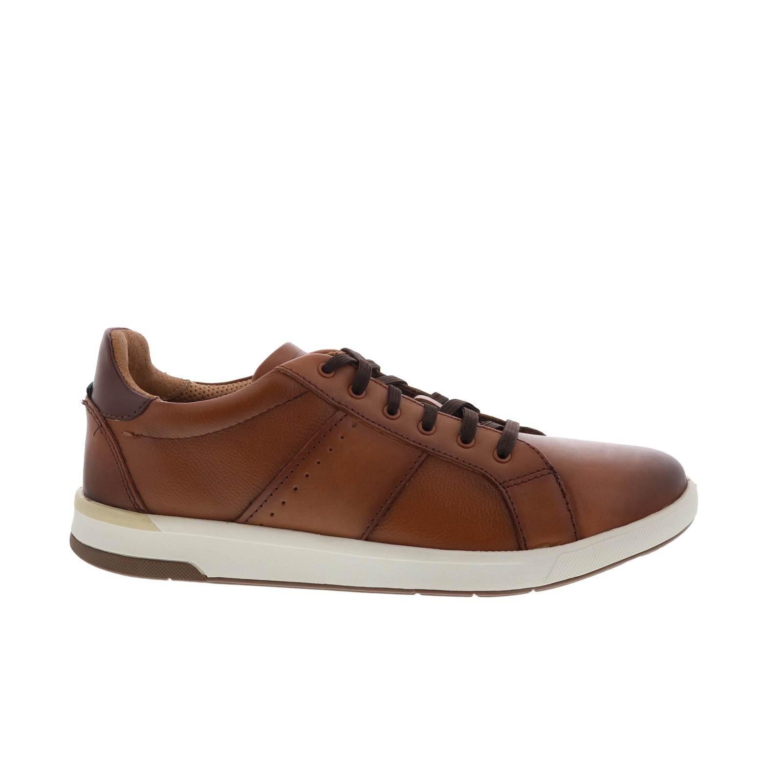 Florsheim Crossover Lace To Toe Mens Brown Leather Lifestyle Sneakers Shoes