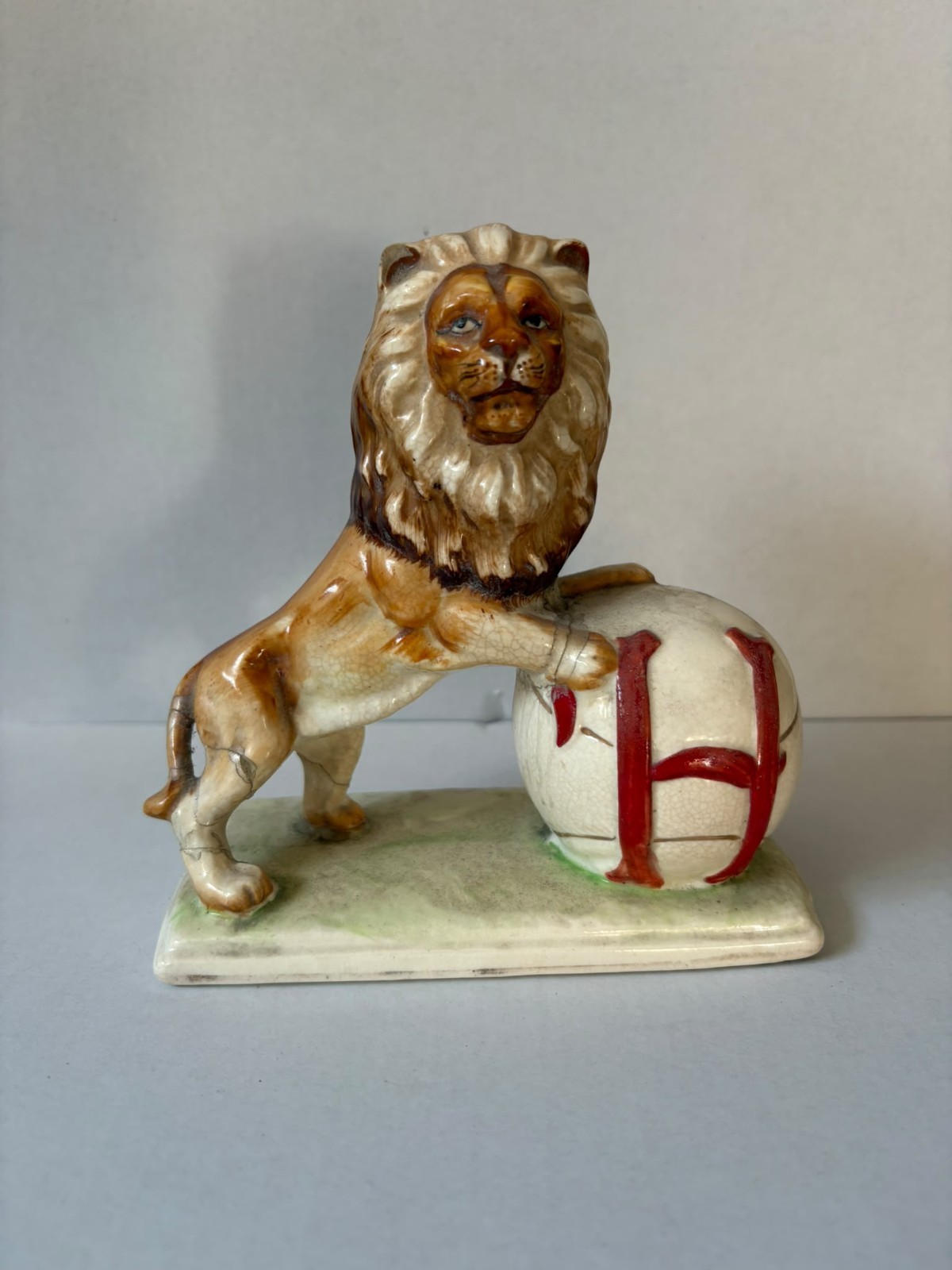VINTAGE RARE Circa 1950's HABANA LIONS FIGURINE HANDPAINTED ART Cuban Baseball VINTAGE RARE Circa 1950's HABANA LIONS FIGURINE HANDPAINTED ART Cuban Baseball