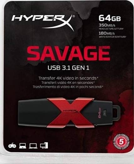 Hyper X 64 GB SAVAGE USB 3.1 Hyper X 64 GB SAVAGE USB 3.1