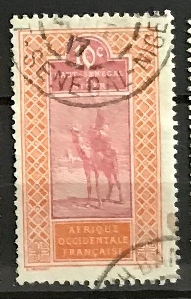 [OOS] Upper Senegal & Niger #YT22 Used 1914 Targui Nomad DromedaryCamelRider[22]