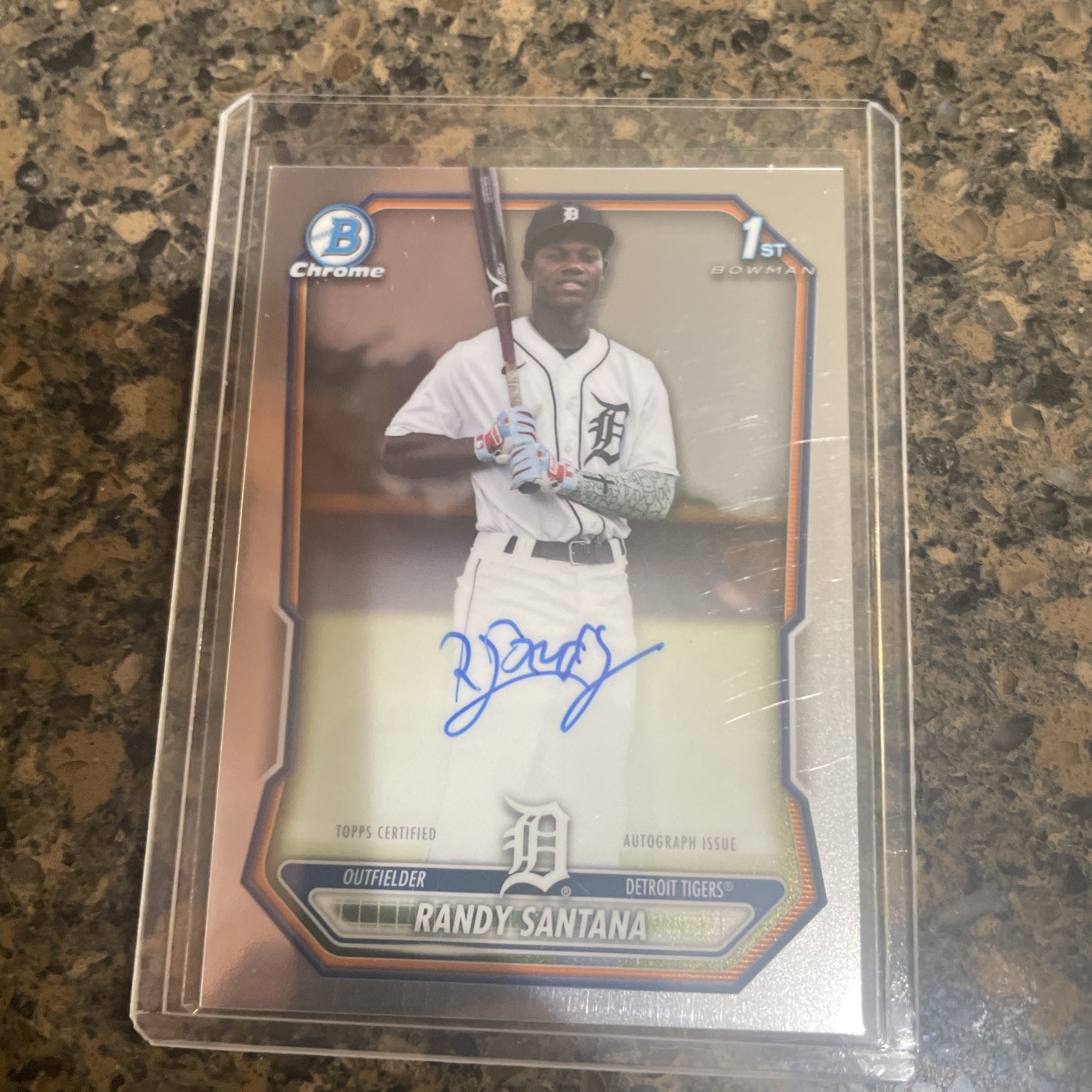 Topps Bowman Chrome 2026 Randy Santana 1st Bowman Chrome Auto CPA-RS Tigers Topps Bowman Chrome 2026 Randy Santana 1st Bowman Chrome Auto CPA-RS Tigers