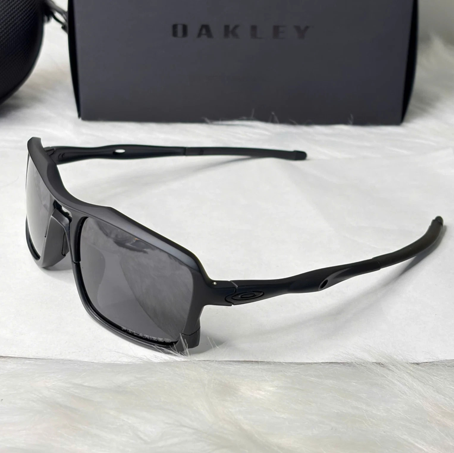 NEW Oakley Triggerman OO9314 Style Matte Black Frame Black Lens Sport Sunglasses