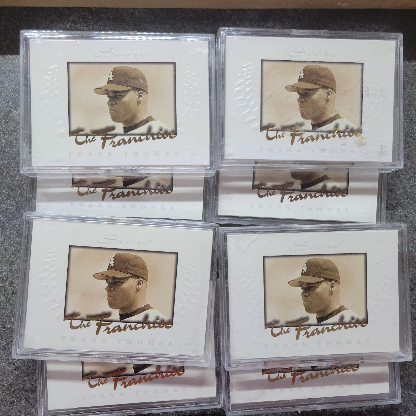 1996 PINNACLE THE FRANCHISE - FRANK THOMAS WHITE SOX 100X MINT LOT
