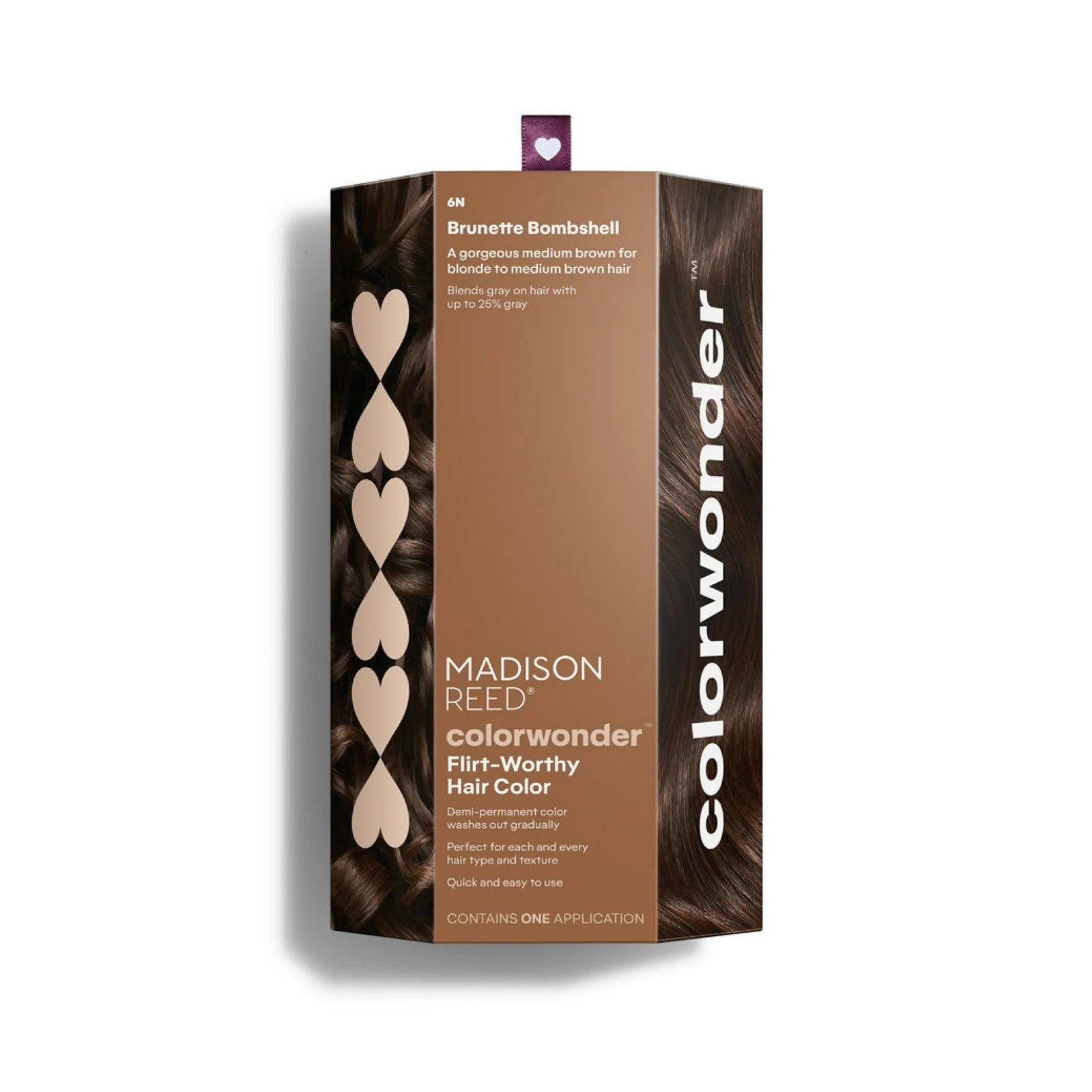 Madison Reed ColorWonder Demi-Permanent Hair Color Kit, 6N Brunette Bombshell