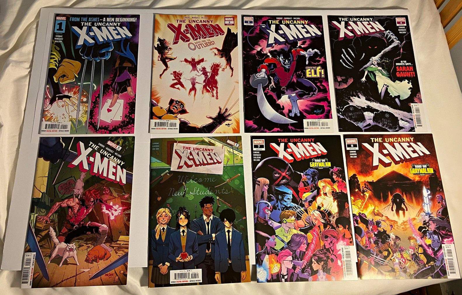 X-men Mixed comics lot. Uncanny X-men 2024 # 1-8 and Dead X-men 1-4 (complete) X-men Mixed comics lot. Uncanny X-men 2024 # 1-8 and Dead X-men 1-4 (complete)
