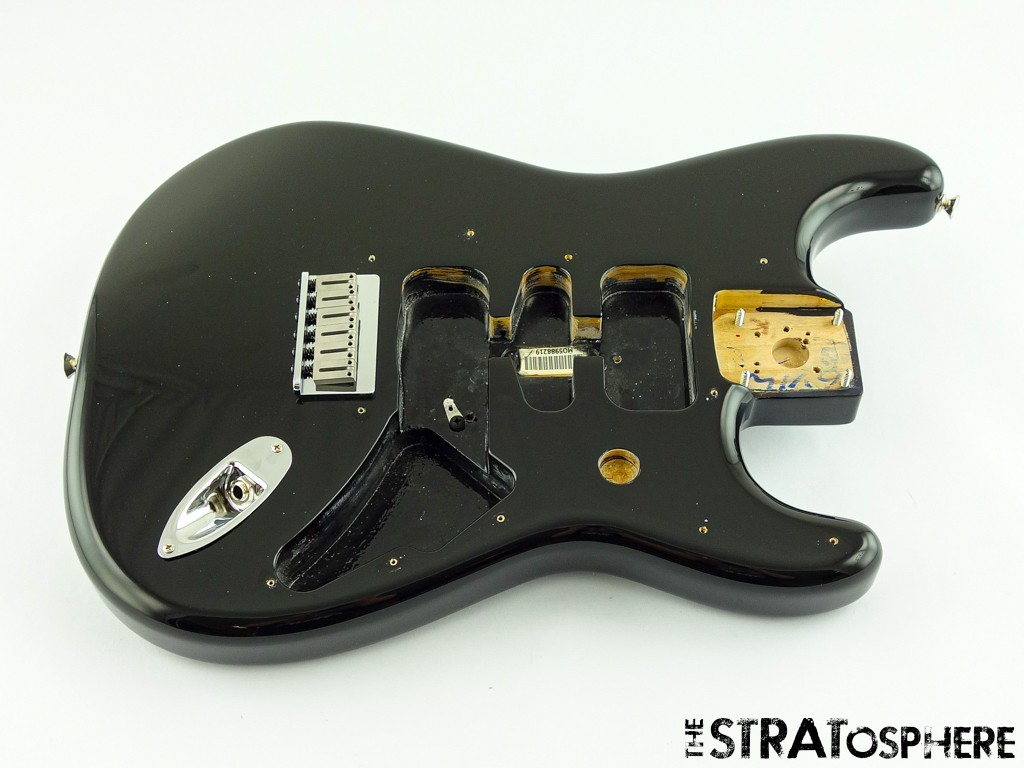 Fender Tom Delonge Stratocaster Strat BODY & HARDWARE, Black