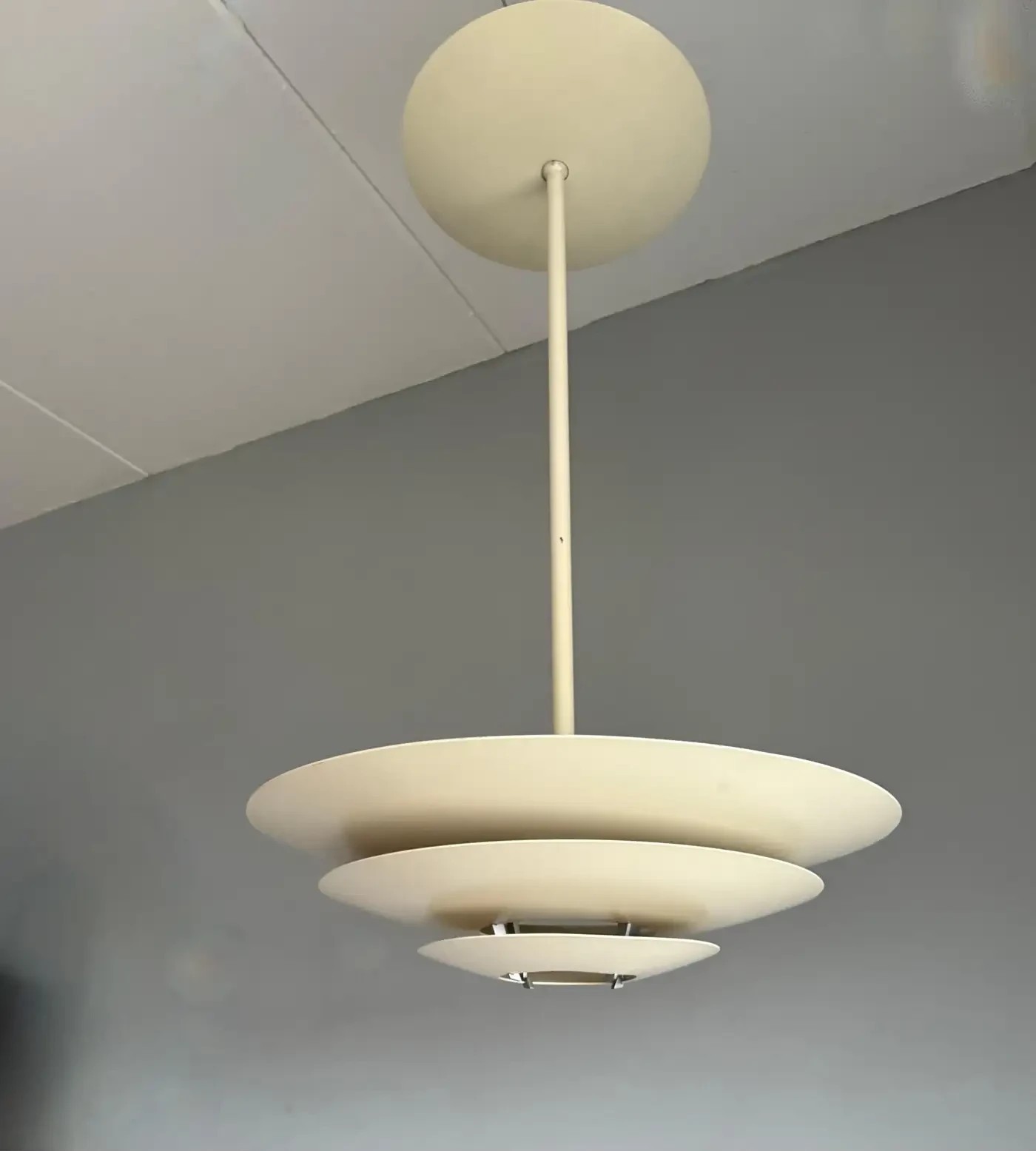 Modern Mid Century  Louis Poulsen “Oslo” Pendant Lamps Ceiling Chandelier 1980s