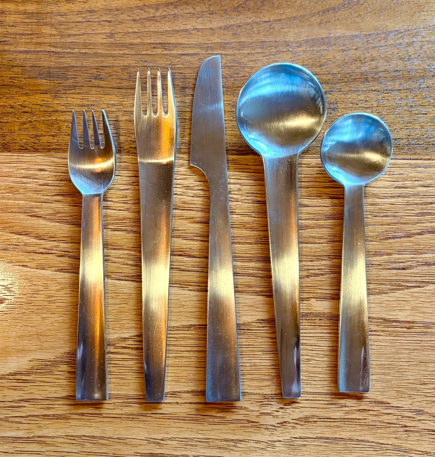 MCM block chromatic flatware 8 place settings