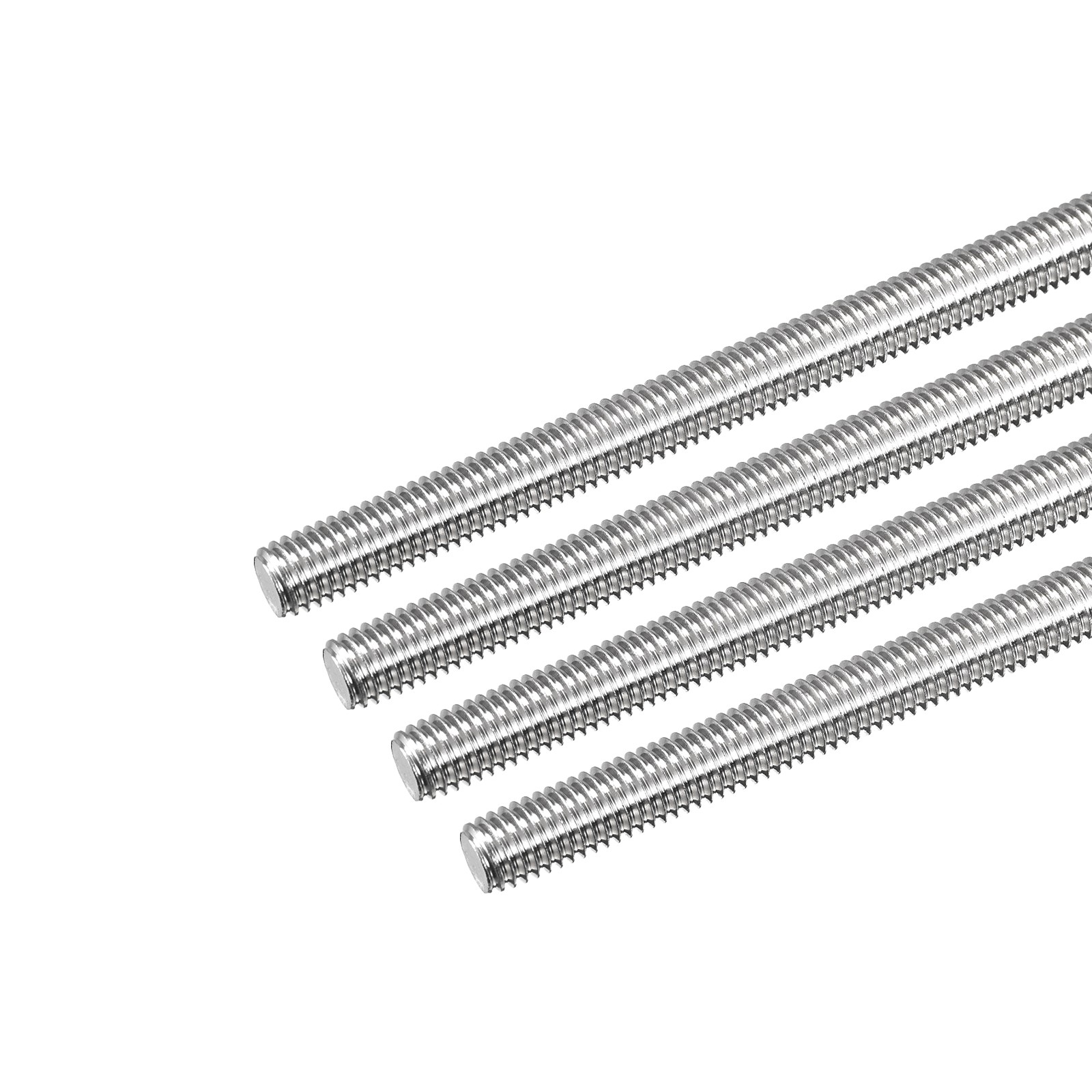 4 x Fully Threaded Rod M8x180mm 1.25mm Pitch 304 Stainless Steel Right Hand