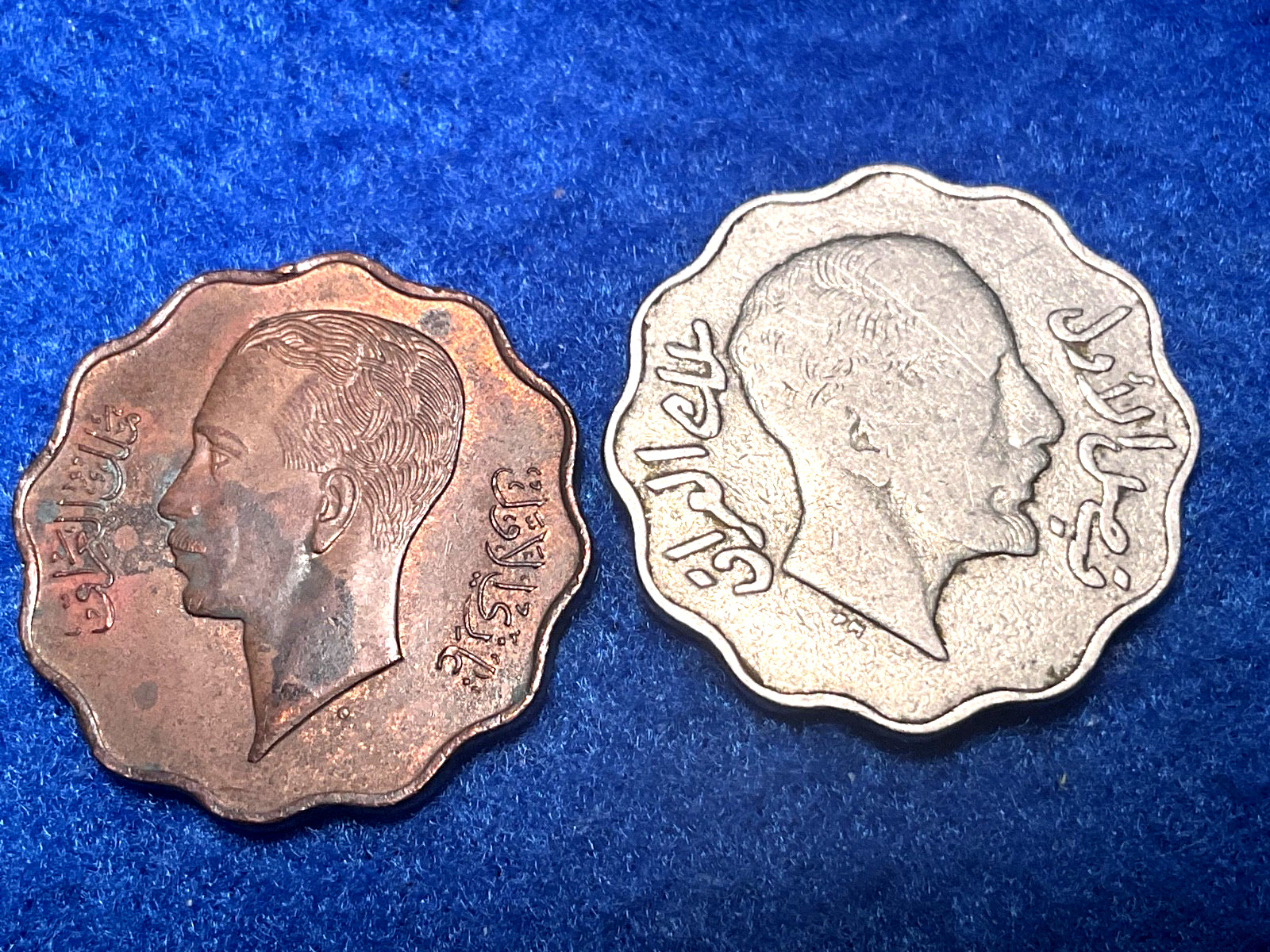 1938 Iraq 4Fills AU &1931 Iraq 4Fills VF Beautiful Coins As Pictured Both $17.99