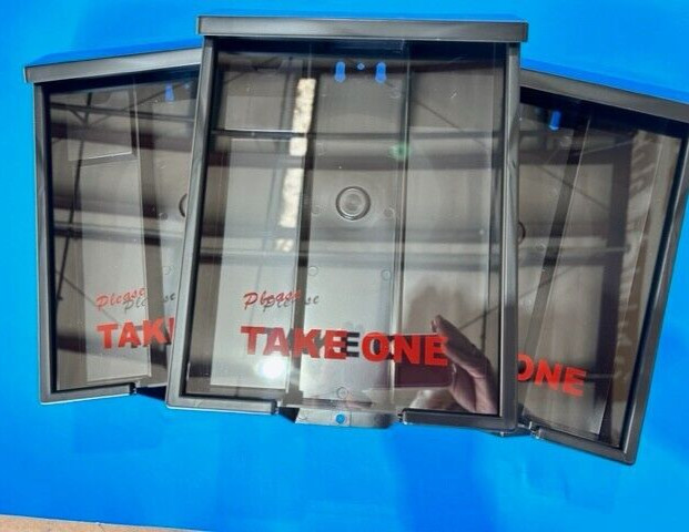 REAL ESTATE BROCHURE BOXES SET OF 3 REAL ESTATE BROCHURE BOXES SET OF 3