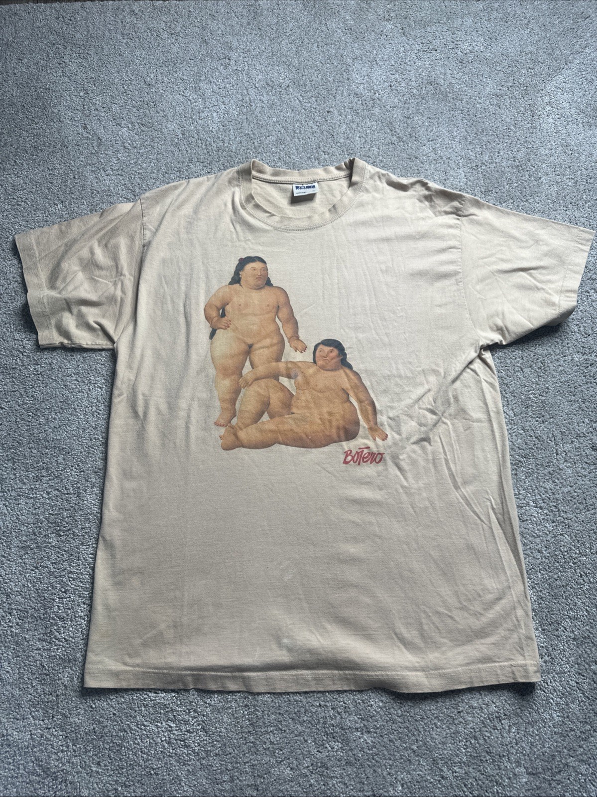 VINTAGE Fernando Botero Museum Art Exhibit T-Shirt Musee Maillol Sculpture VINTAGE Fernando Botero Museum Art Exhibit T-Shirt Musee Maillol Sculpture