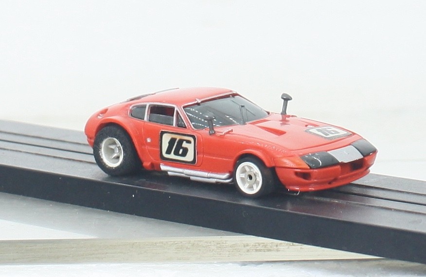 Aurora AFX 1736 G-Plus Ferrari Daytona Coupe Red #16