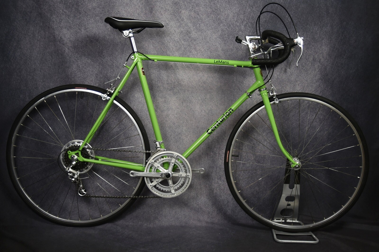 RESTORED CENTURION LE MANS ROAD BIKE SIZE XL 59 CM, 12 SPEED NEW NINJA PAINT