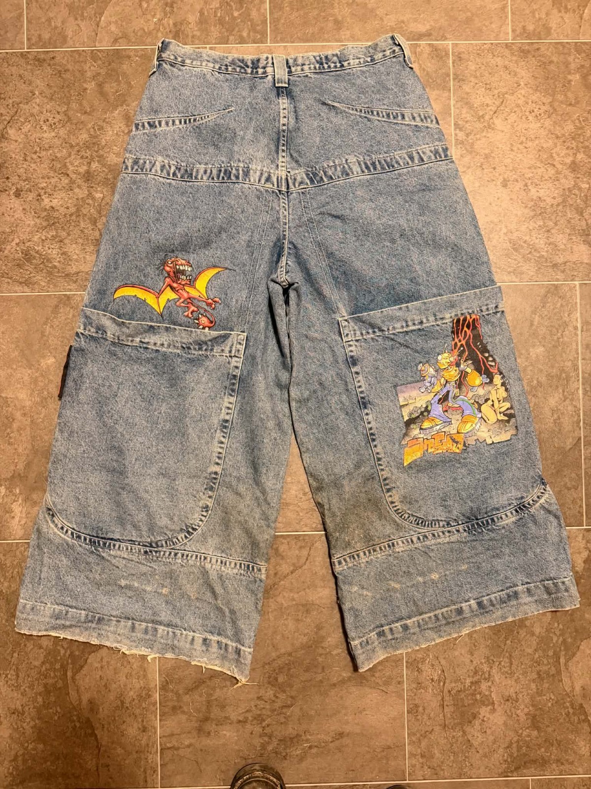 Jnco Leapin Lizards Extremely rare 1990\'s collectors grails.
