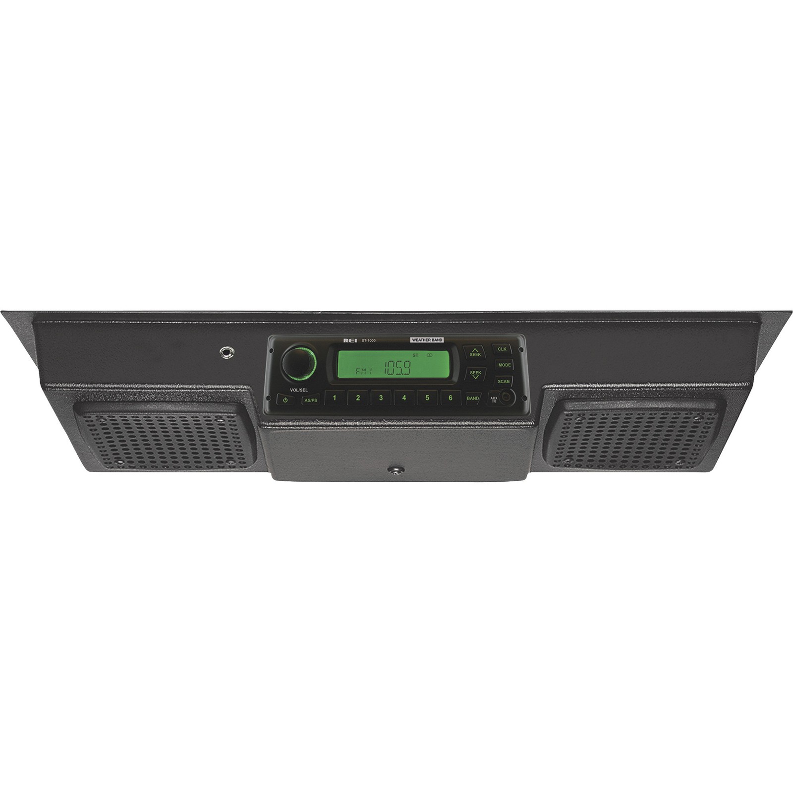 REI Digital Roof-Mount AM/FM/WB/AUX Radio, 2 Speakers, 2 Power Ports, Model#