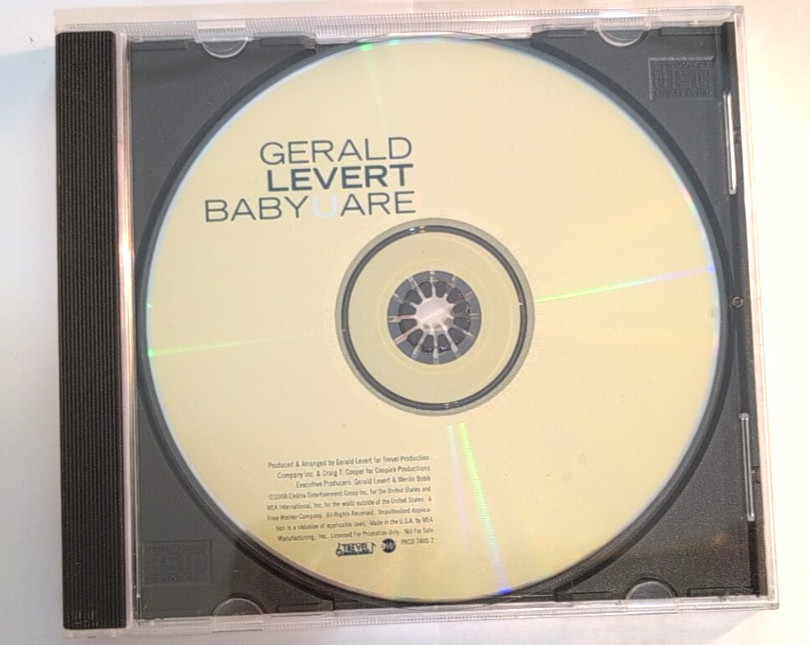 Gerald Levert: PROMO CE: Baby U Are (2000 Elektra) from EastWest release \'G\'