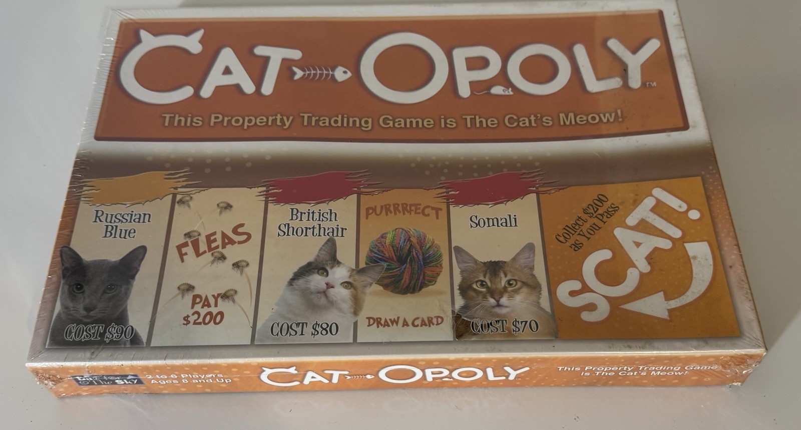 Cat-Opoly Board Game New In Package Cat-Opoly Board Game New In Package