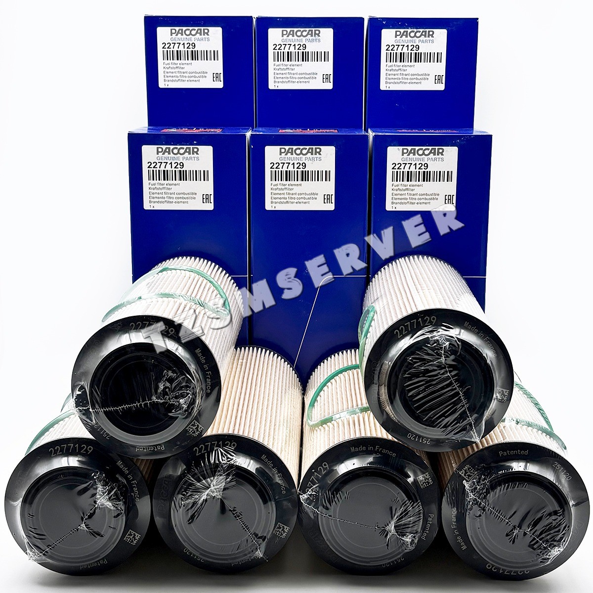 6PCS 2277129 2277129PE Fuel Filter 2133096 2133096PE for Paccar MX-13 MX13