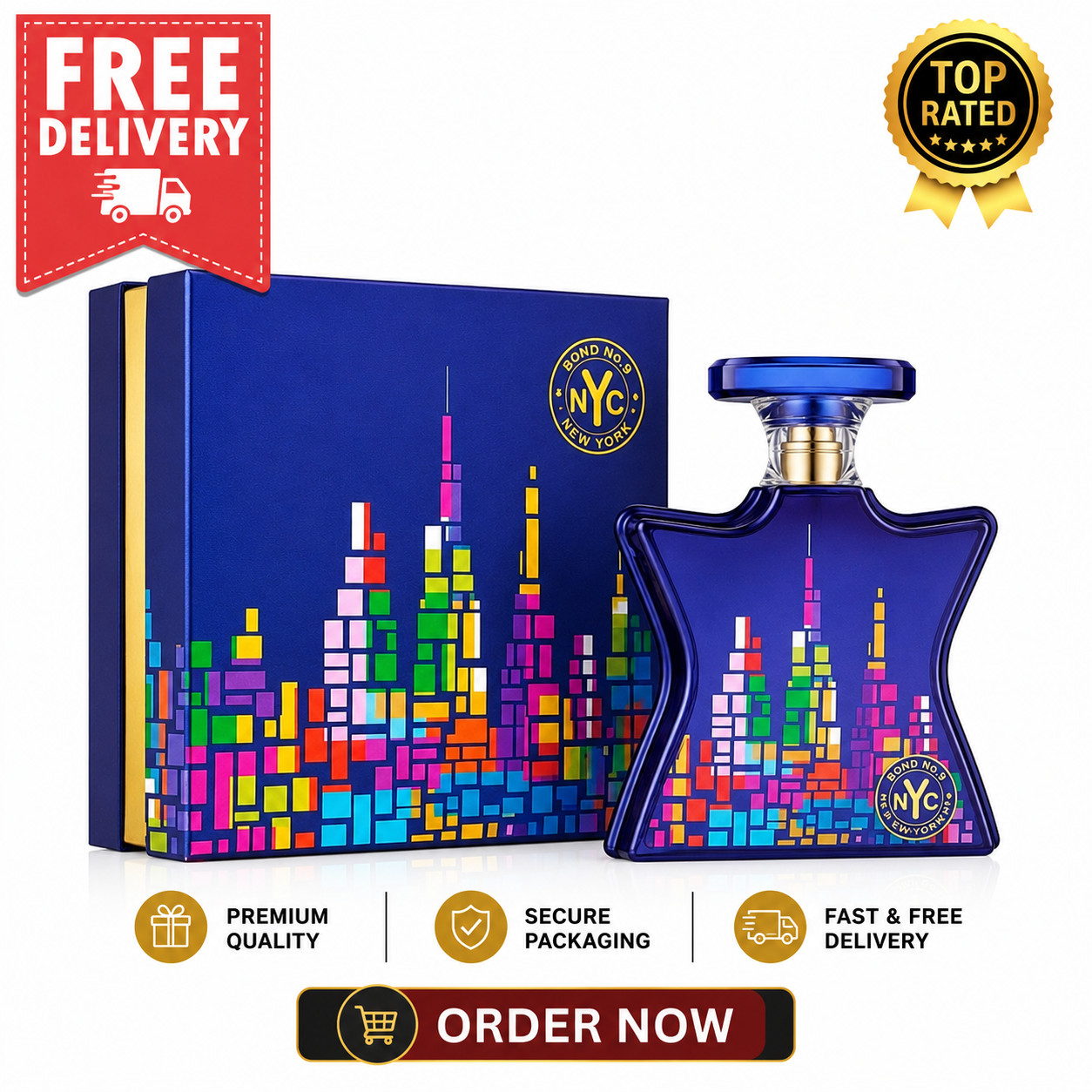 Bond No. 9 New York Nights EDP 3.3 oz 100ml Unisex Fragrance New in Box