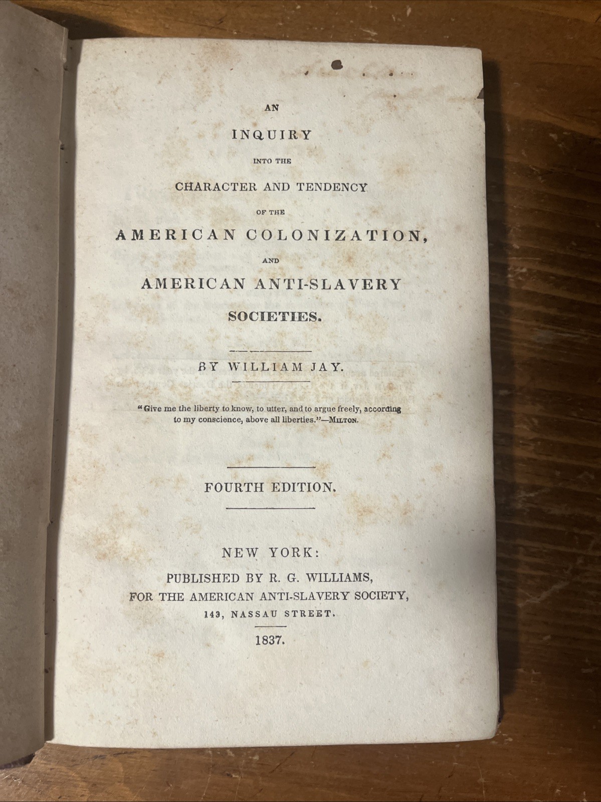 1837 American Colonization And American Anti-Slavery 1837 American Colonization And American Anti-Slavery