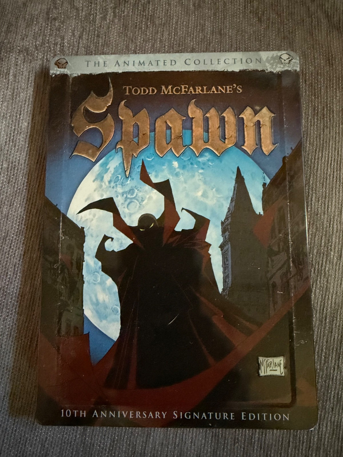 Todd McFarlane's Spawn Animated Collection 10th Anniv SIGNATURE STEELBOOK 4-DVD