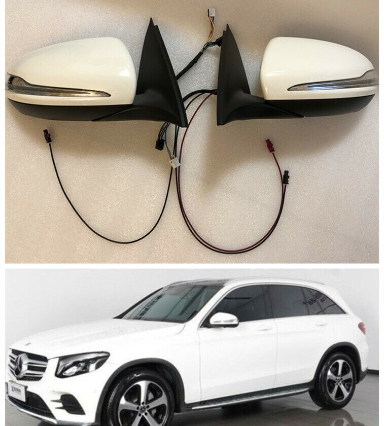 2Pcs Blind Spot Rear View Mirror Set for Mercedes Benz X253 Class GLC300 GLC350