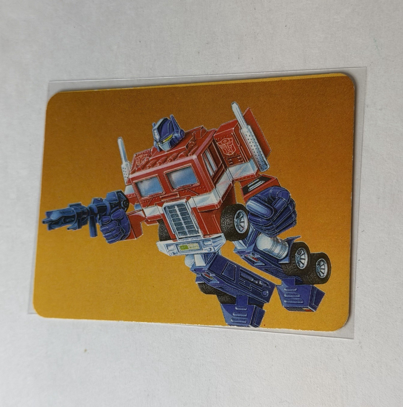 Vintage 1985 Hasbro Transformers Trading Cards Series 1 Optimus Prime #1